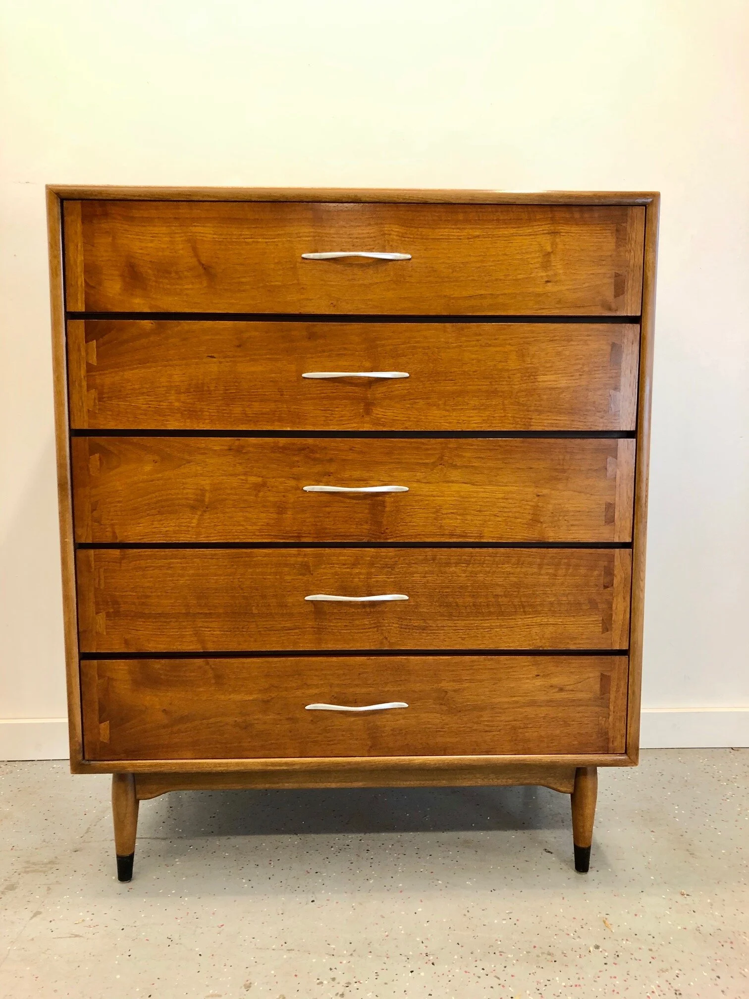 Mid Century Highboy Dresser by Lane