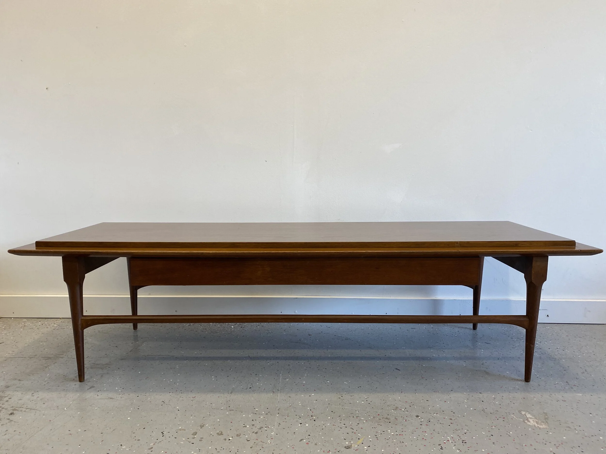 Vintage MCM Coffee Table with Laminated Top