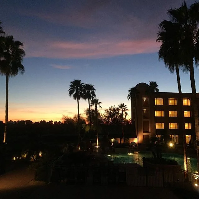 Wow, amazing view of a Scottsdale sunset