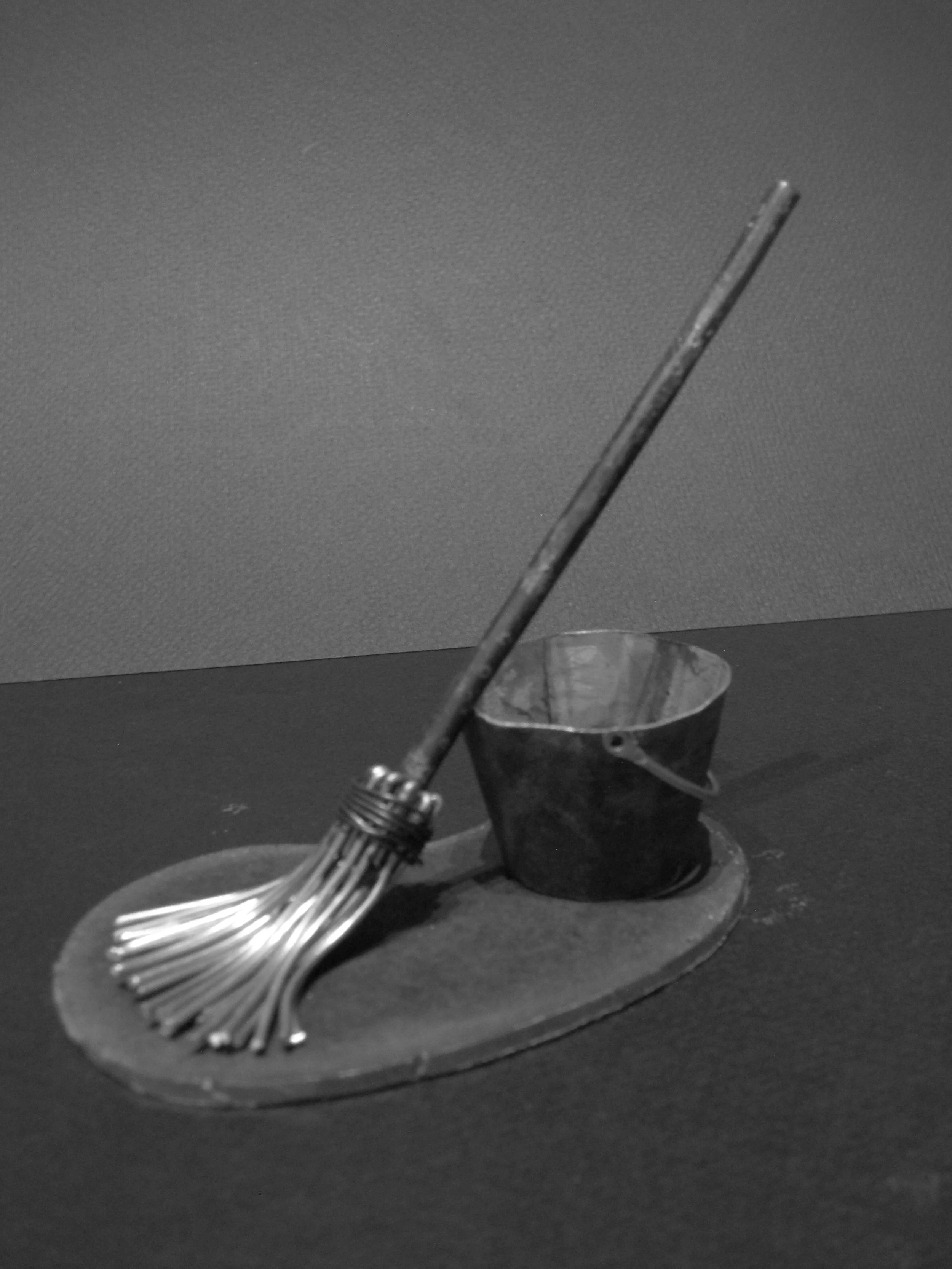 GRAB A MOP AND BUCK IT.