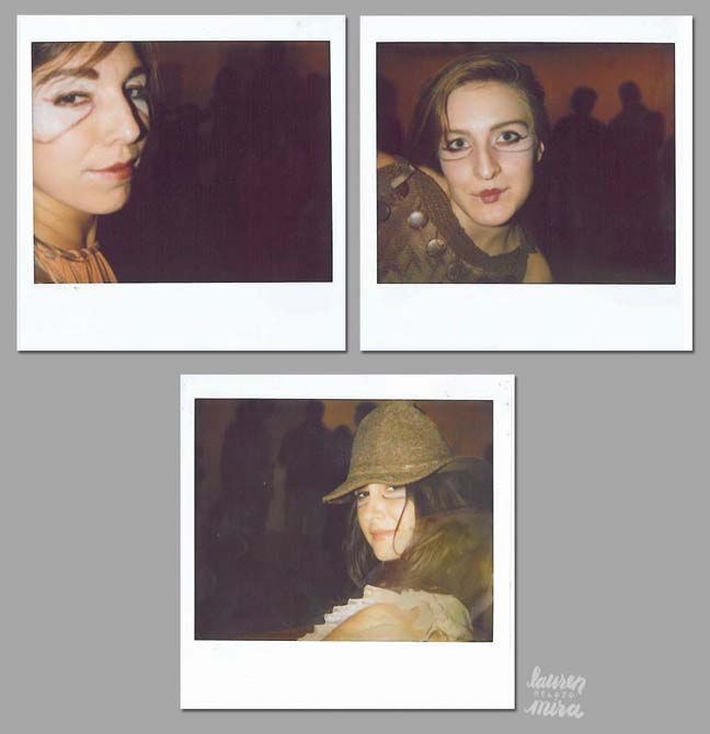 A Feel Without Show - Lulu White Fashion Show Polaroids