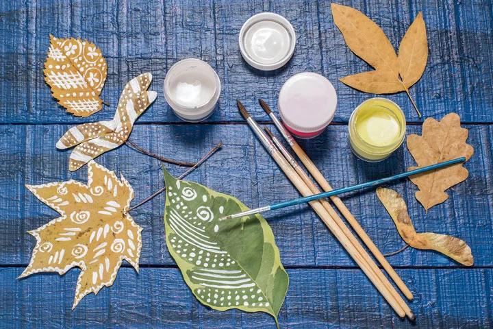 Normal
0
false
false
false
EN-US
X-NONE
X-NONE
MicrosoftInternetExplorer4
Fall is the perfect time for creating crafts that the whole family can participate in and enjoy. There are many DIY art projects that can be made at low cost by using colorful items around your own backyard! Painted Leaves • Have kids gather leaves from your yard or through a nature walk. • Take the leaves inside and gently brush away any dirt still clinging to the leaves. • Lay out newspapers on a table, and have kids paint one side of their leaves with fall colors. • Press the painted side of the leaves onto cardstock or paint-friendly paper. • Pull back the leaves slowly and allow paint to dry. Pinecone Bird Feeder • Fill the bottom of a pan, cardboard box, or box lid with birdseed. • Have kids collect pinecones from your yard or by taking them on a nature walk. • Take the pinecones inside and have kids spread peanut butter on each cone using a spatula. • Roll each cone through the birdseed in the pan or box, making sure there is no peanut butter left showing. • Tie a piece of string to the bottom of the cone and hang from a tree in your yard or porch. Glow-in-the-Dark Bag • Take a brown paper bag and have kids draw a jack-o-lantern smile or spooky face on with pencil. • Take a pair of scissors and cut out the tracings of each face on each bag. Place a small votive candle inside each bag, carefully light the candle, and turn off the lights to see the bag’s illuminated face.
/* Style Definitions */
table.MsoNormalTable
{mso-style-name:"Table Normal";
mso-tstyle-rowband-size:0;
mso-tstyle-colband-size:0;
mso-style-noshow:yes;
mso-style-priority:99;
mso-style-qformat:yes;
mso-style-parent:"";
mso-padding-alt:0in 5.4pt 0in 5.4pt;
mso-para-margin-top:0in;
mso-para-margin-right:0in;
mso-para-margin-bottom:10.0pt;
mso-para-margin-left:0in;
line-height:115%;
mso-pagination:widow-orphan;
font-size:11.0pt;
font-family:"Calibri","sans-serif";
mso-ascii-font-family:Calibri;
mso-ascii-theme-font:minor-latin;
mso-hansi-font-family:Calibri;
mso-hansi-theme-font:minor-latin;
mso-bidi-font-family:"Times New Roman";
mso-bidi-theme-font:minor-bidi;}