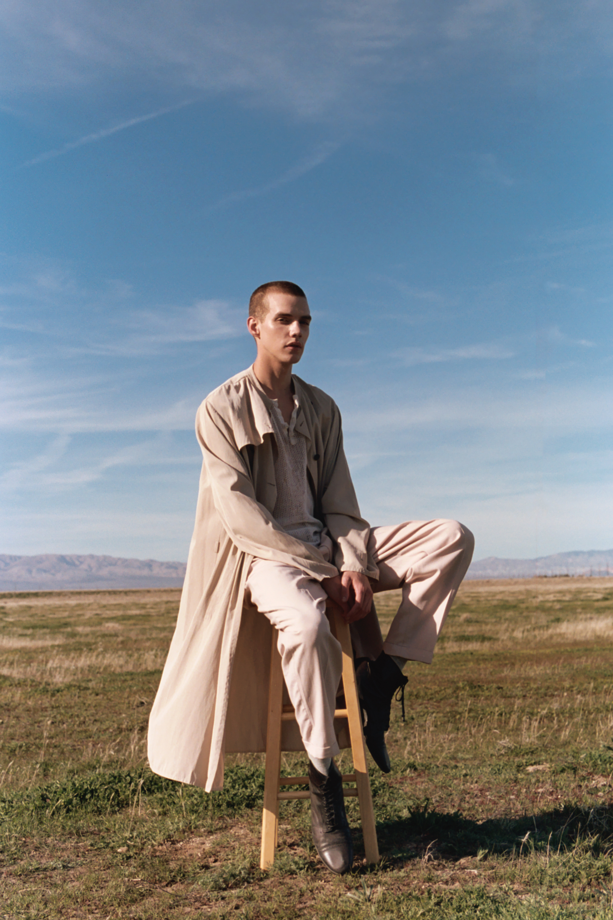 Trench Phillip Lim Trousers Commes Des Garcon Shirt Vintage Boots Stacy Adams
