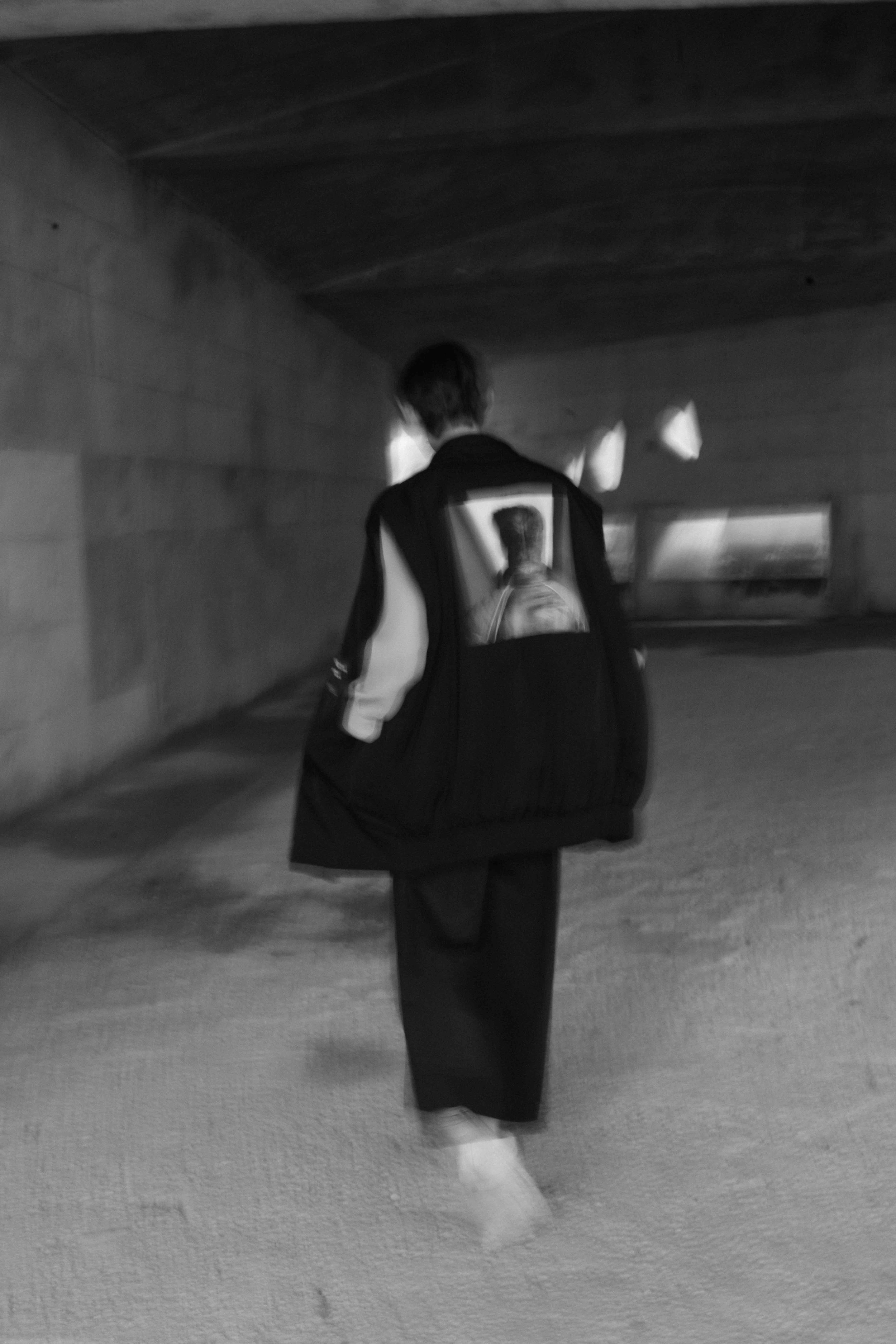 Silk Shirt GUCCI Puffer Vest RAF SIMONS Trousers DELADA Sneakers RAF SIMONS for ADIDAS