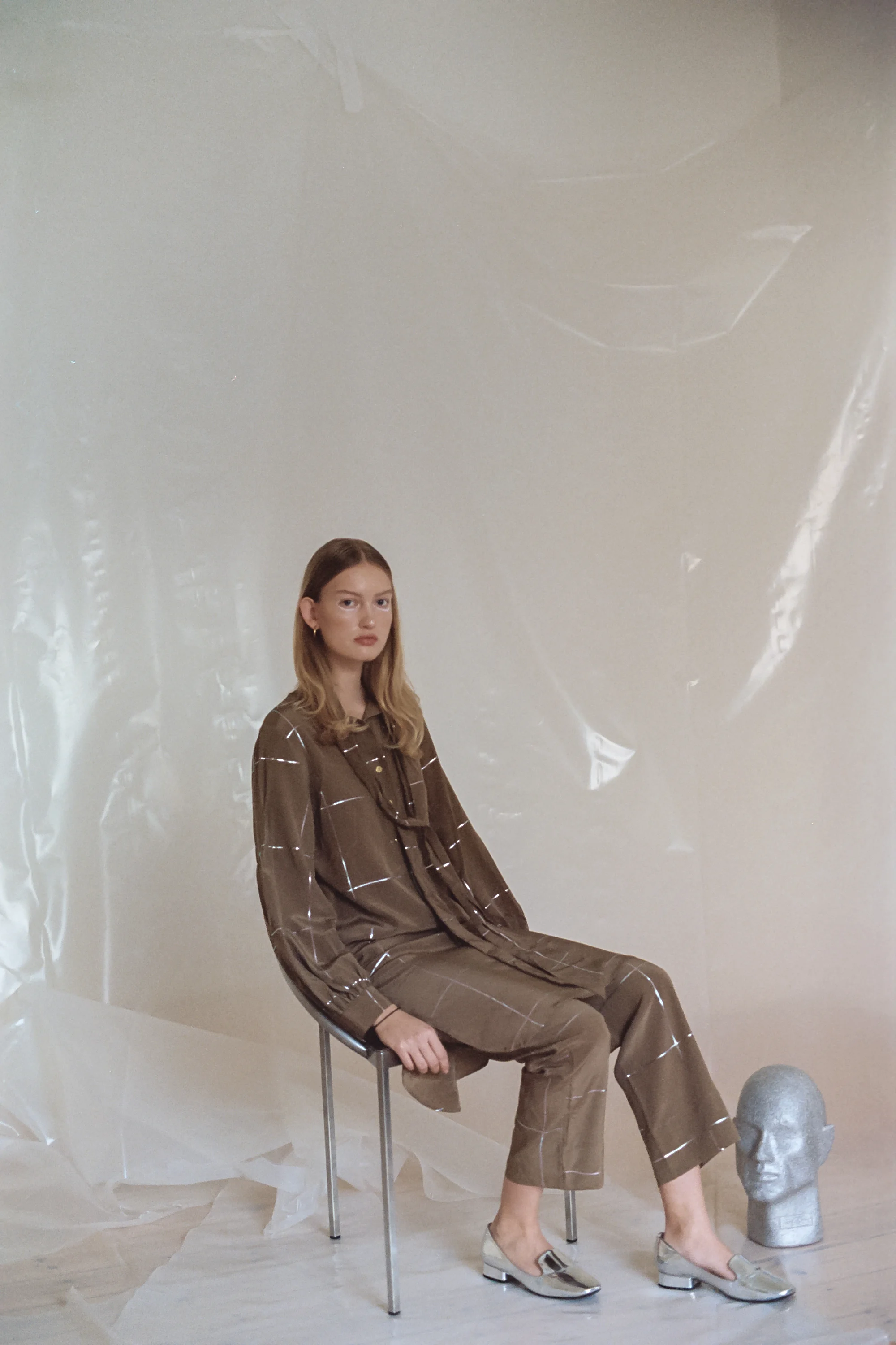 Brown Top & Pants Stine Goya Shoes Vintage