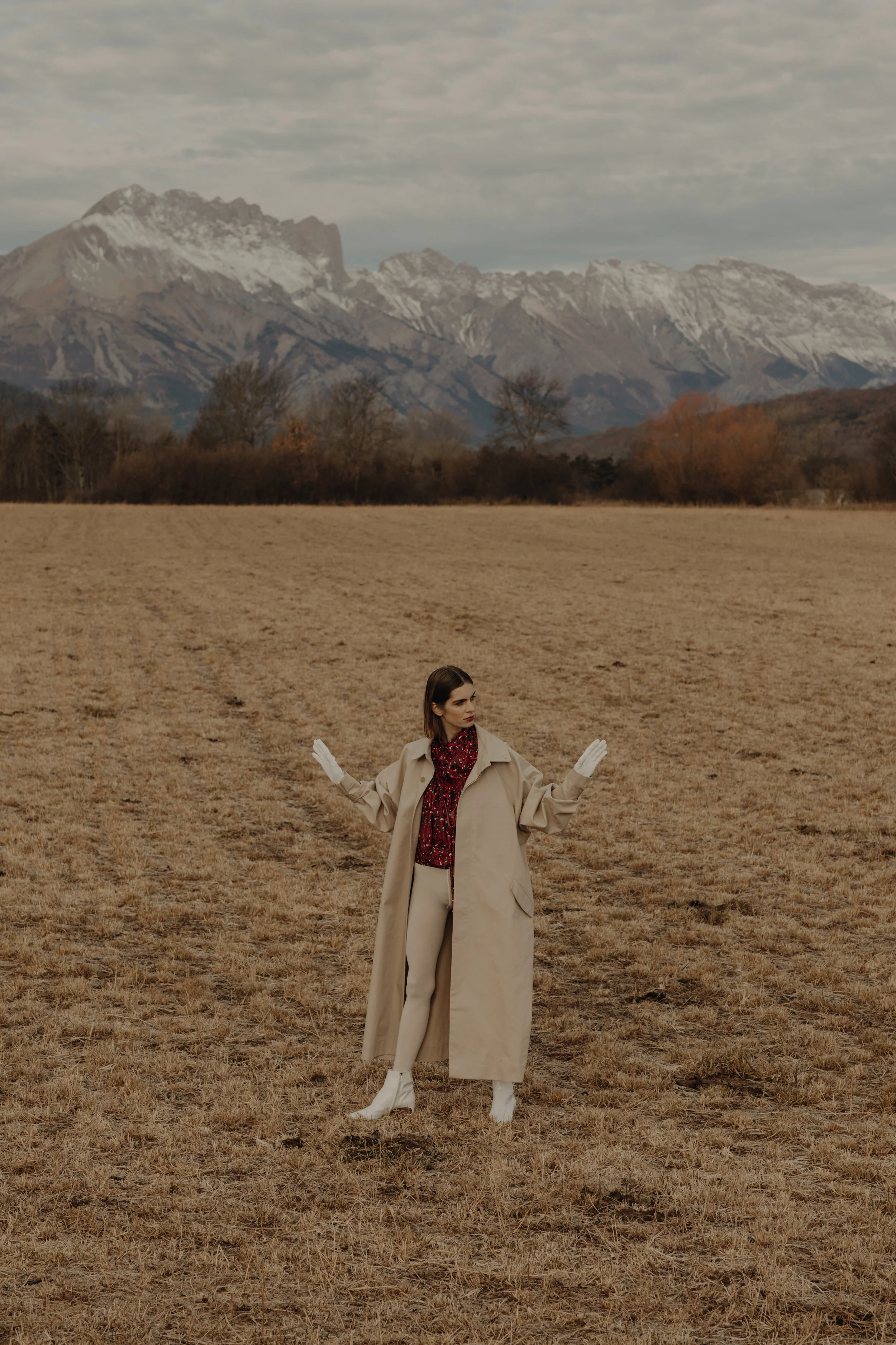 Coat and Trousers HED MANYER Shirt CARVEN Shoes DAVID BEAUCIEL