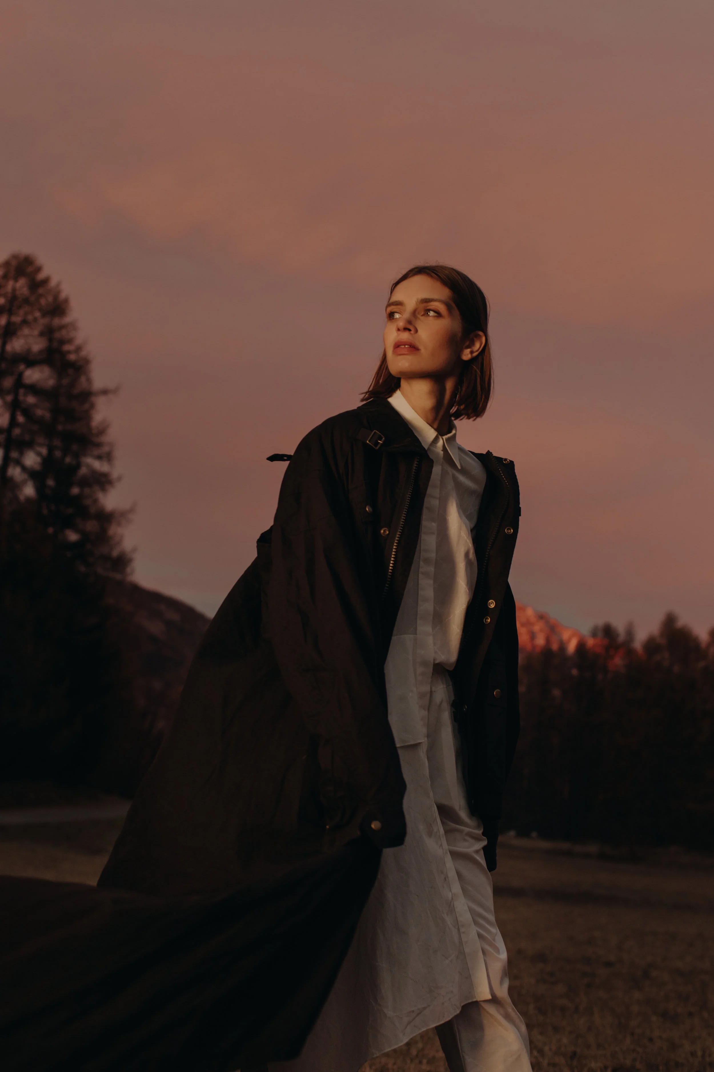 Coat FACETASM Shirt and Trousers LEO Shoes DAVID BEAUCIEL