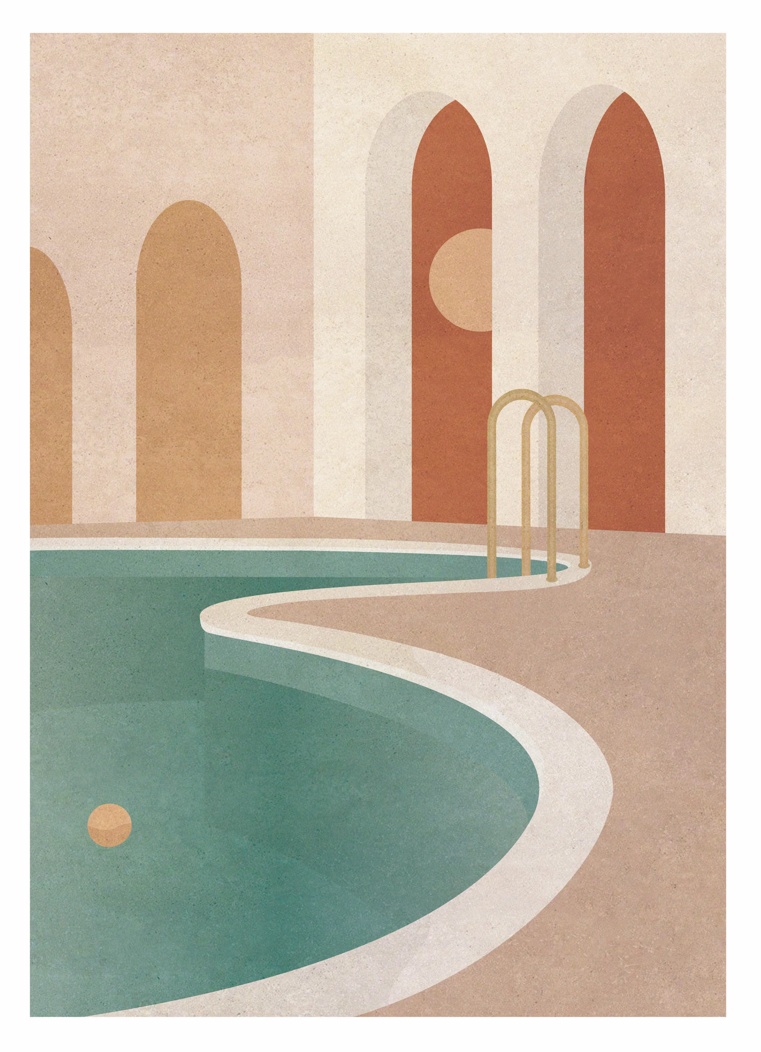 Morning Swimming Pool