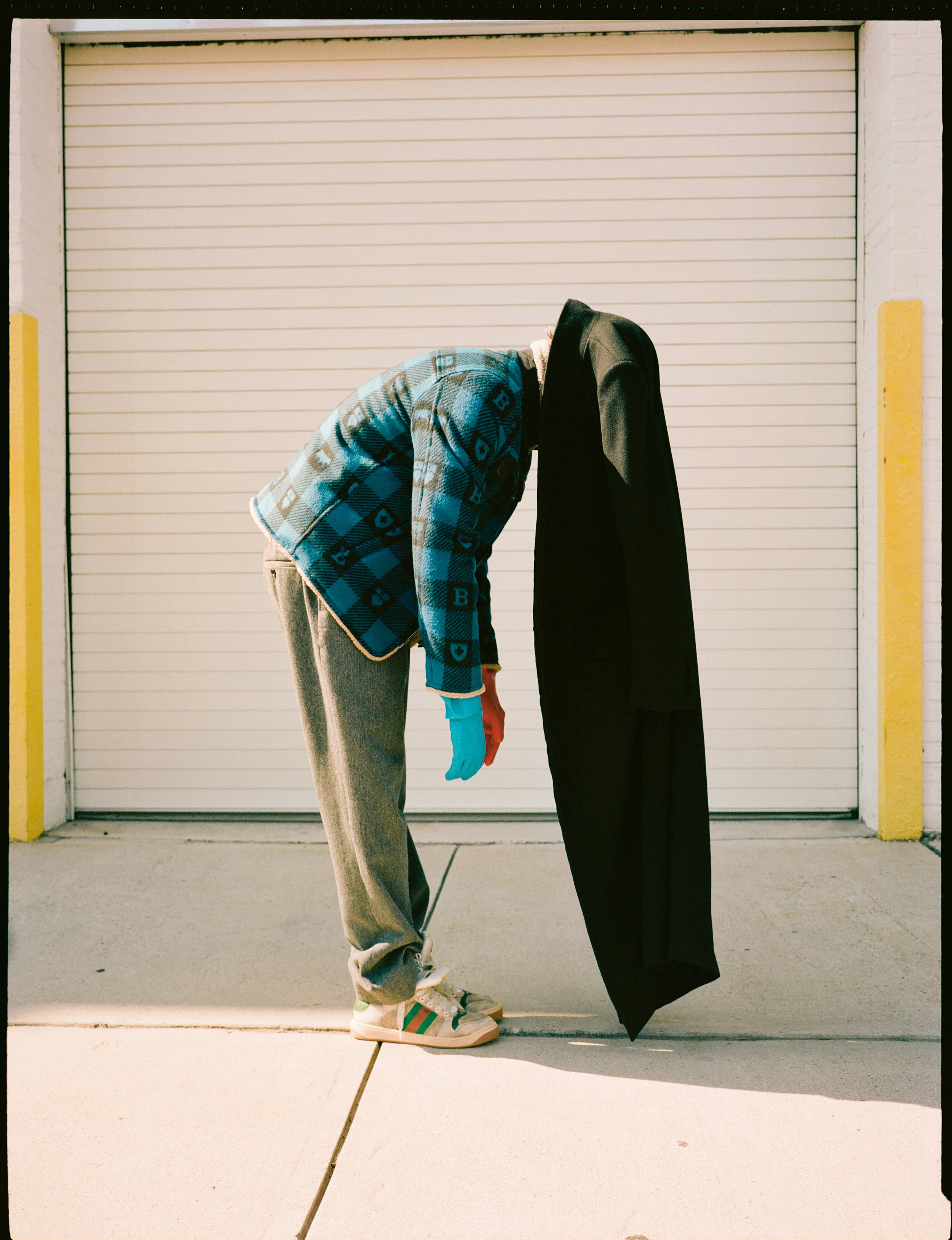 Coat DUNHILL Jacket and Trousers BALLY Shoes GUCCI