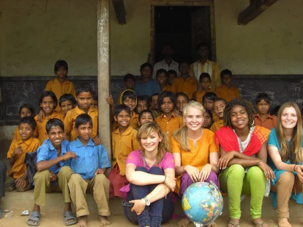 Tamia, during a SEED-sponsored trip to India, where she volunteered at a school.