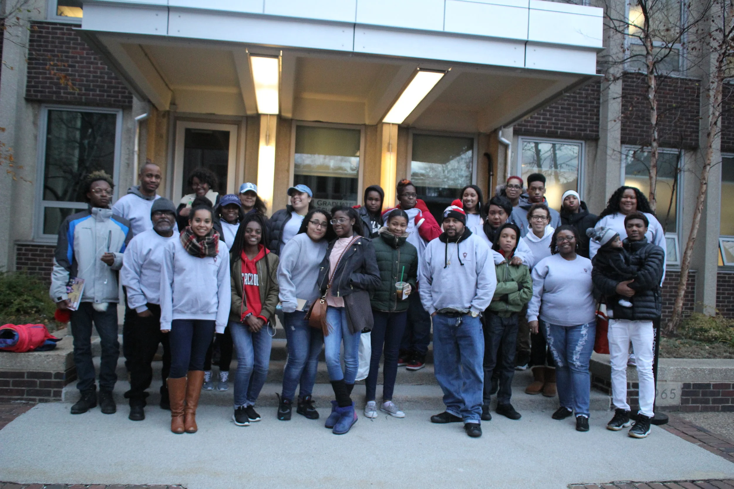 SEED DC students, families, and staff at the University of Pennsylvania.