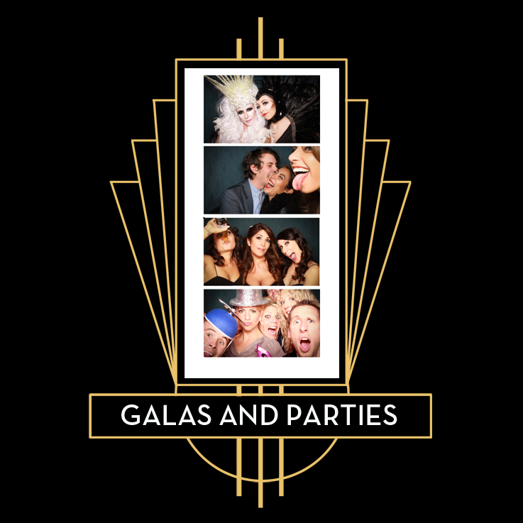 art deco photo booth