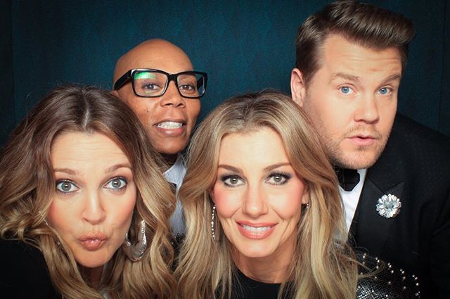 Congratulations on the fantastic premiere of the new CBS show, Worlds Best!
So much talent in the booth at one time! #WorldsBest @j_corden @drewbarrymore
@rupaulofficial @faithhill