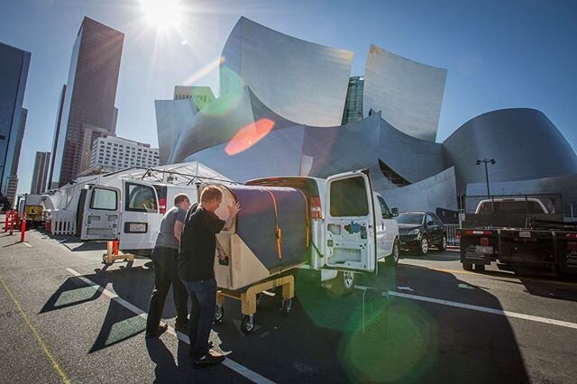 Disney Concert Hall load in