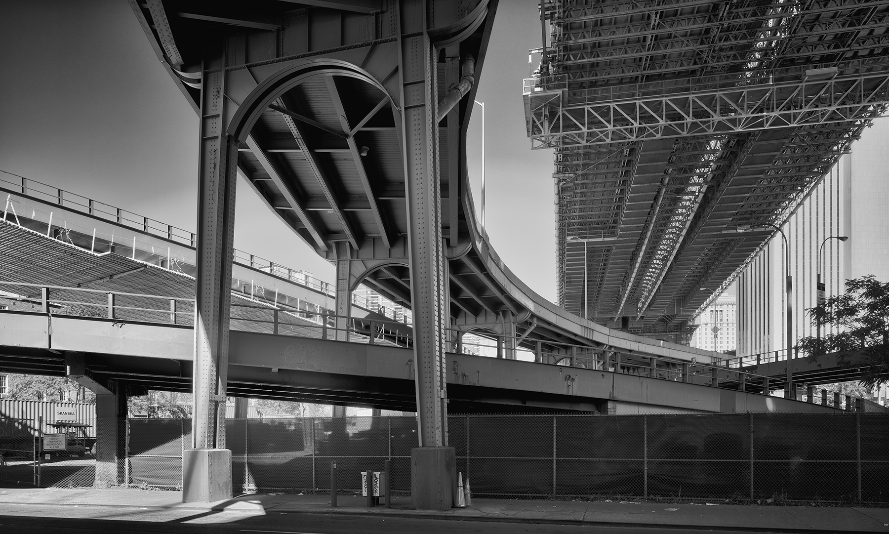 "Under the Brooklyn Bridge_Manhattan", Size from 6.5” x 11” up to 26” x 44”, Archival Ink Jet Print. Priced according to size and Edition