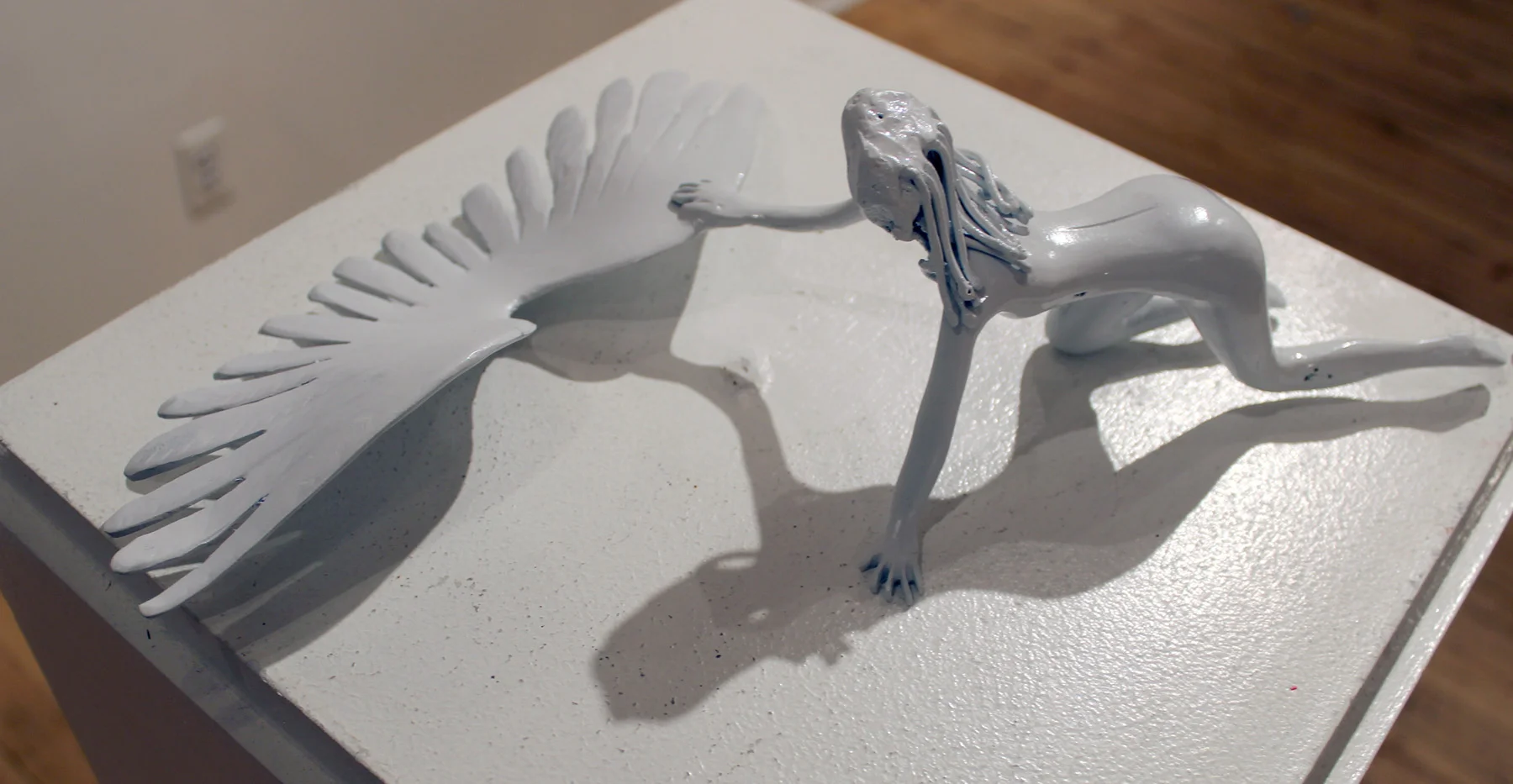 "In Darkness, You Have to Reach Further", Welded Painted Steel