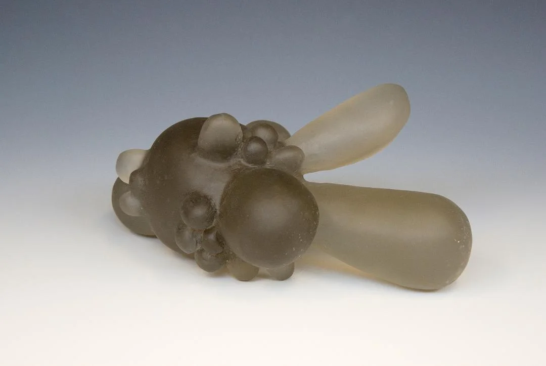 Accumulation #1 e, 8” x 5” x 4”, cast glass, 2008, POR