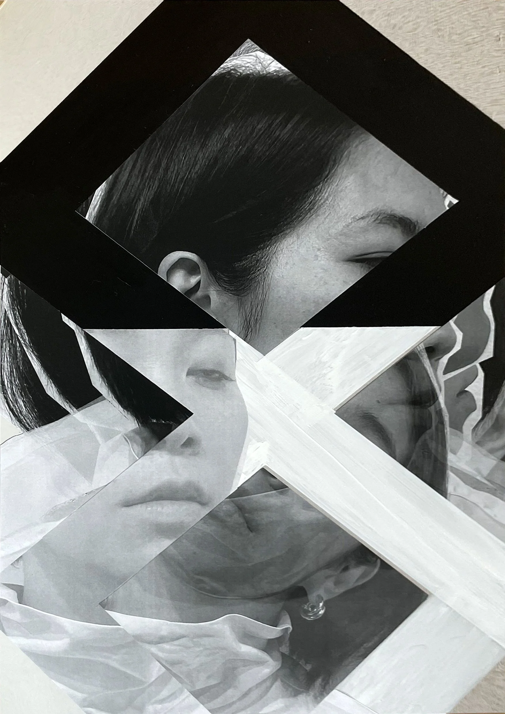 “Godly one”, Shingo Hayamizu, 42.0cm x 29.7cm, Mixed media, 2023
