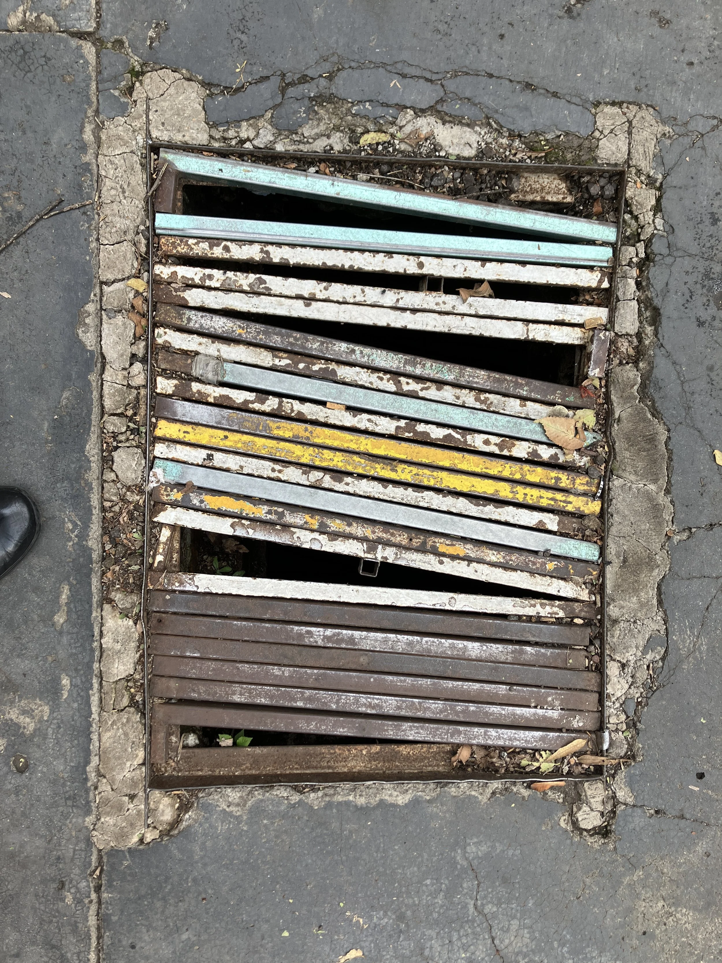 "Sidewalk #2", Ralph Miller, Original Photograph (Framed), 25.5" x 37.75", 2025