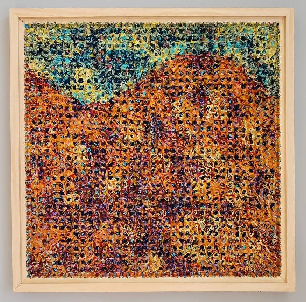 Geomorphology #5, Acrylic, 26"W x 26"H x 1.5"D, 2023