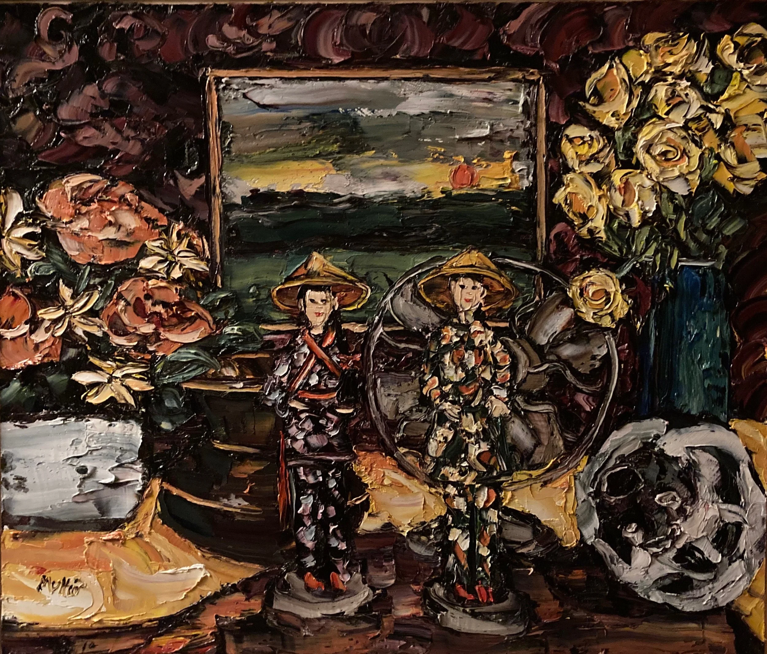 "Souvenirs", Rick Mullin, Oil on Masonite, 20” x 24" 