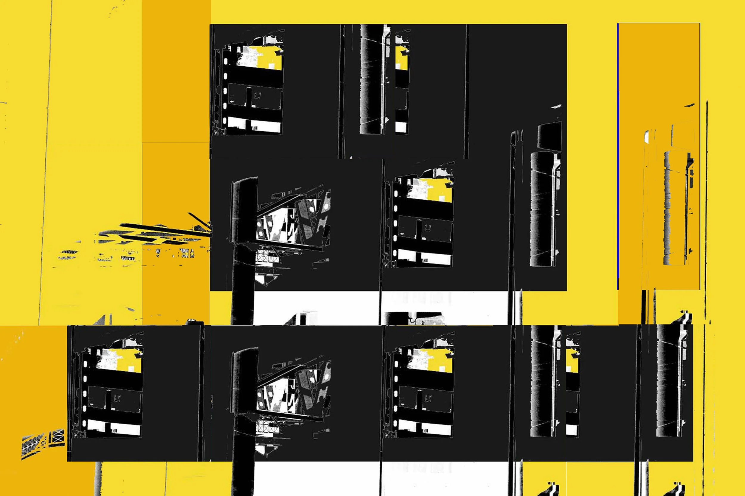 Abstractions: No.10, Abstract in Yellow and Black