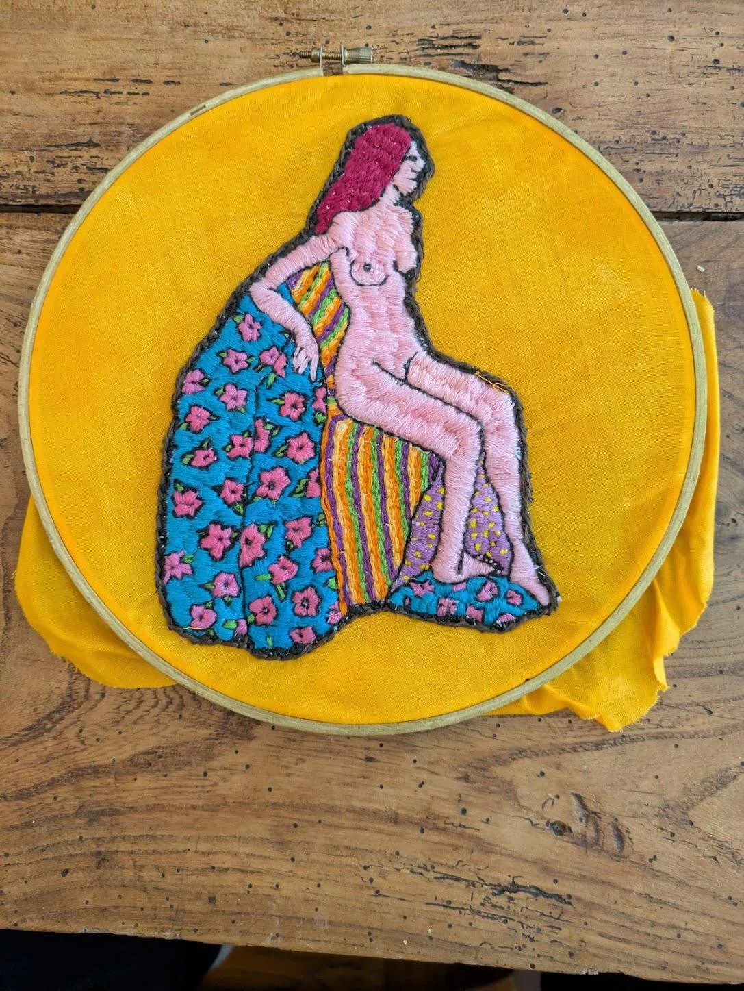 Nude with Blankets, 2022