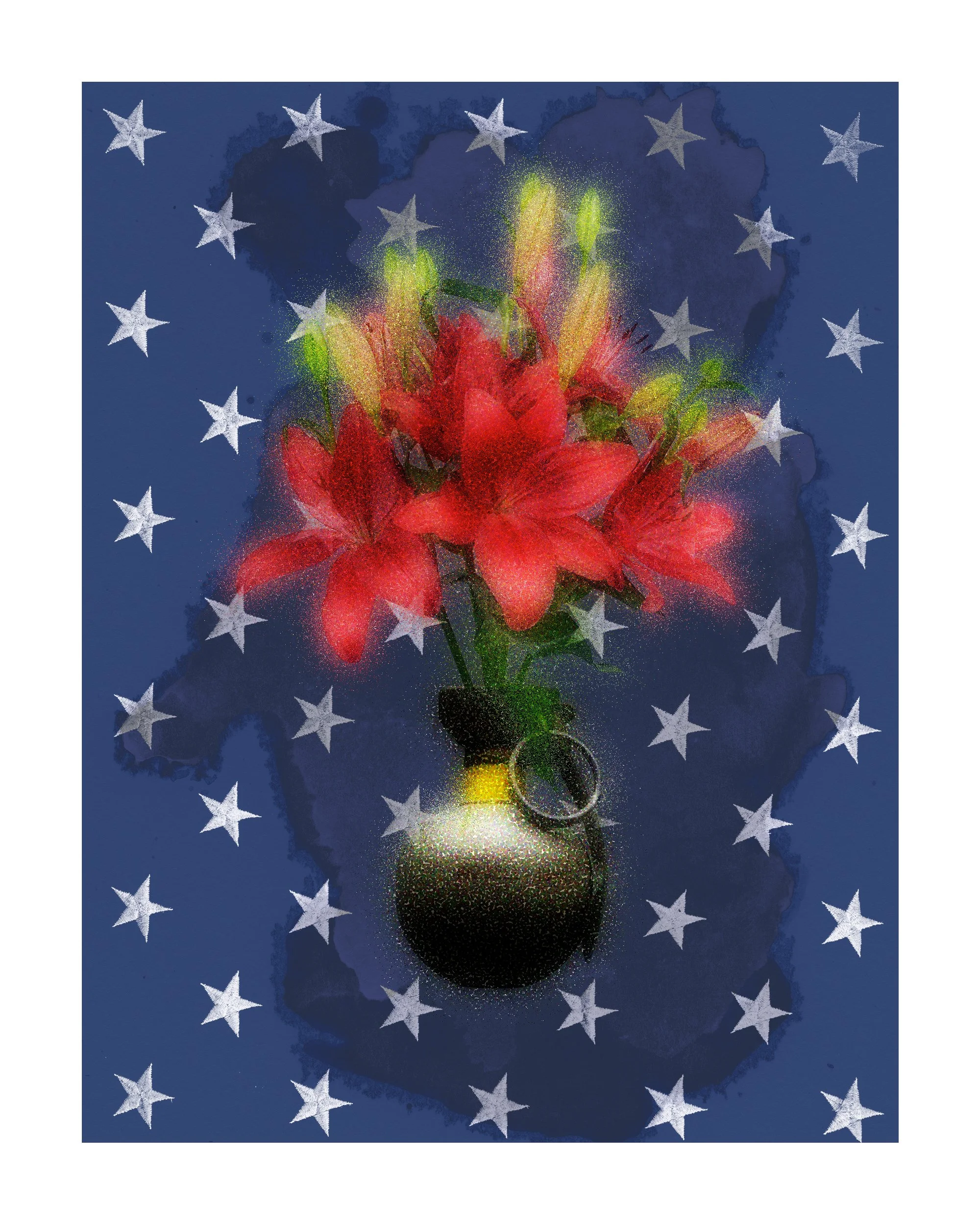 "Red hite and Blue 3"