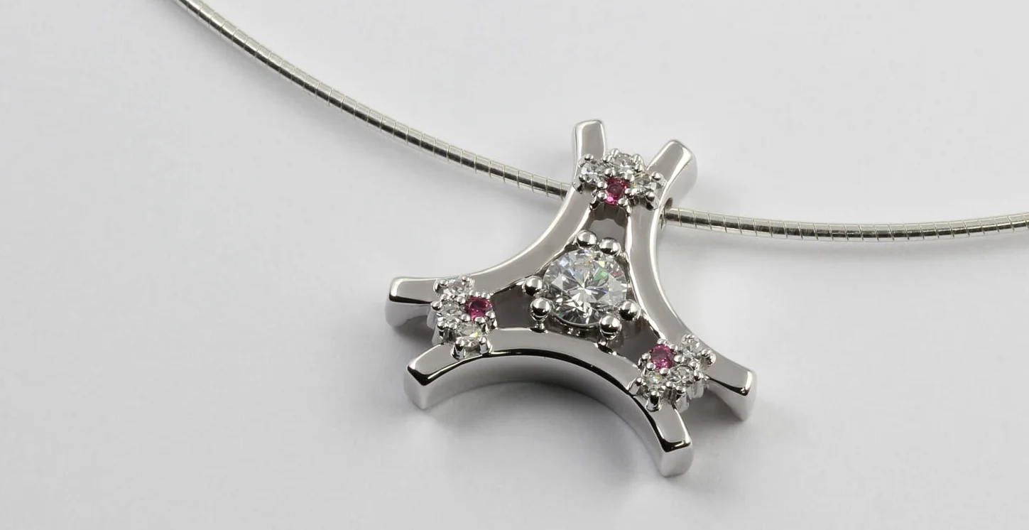 Ruby and Diamond Pendant