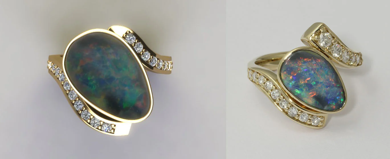 Renders to Finished — Ponthieux's Jewelry Design Studio