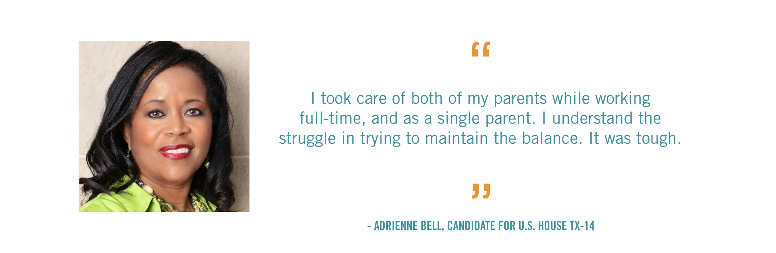 I took care of both of my parents while working full-time, and as a single parent. I understand the struggle in trying to maintain the balance. It was tough.