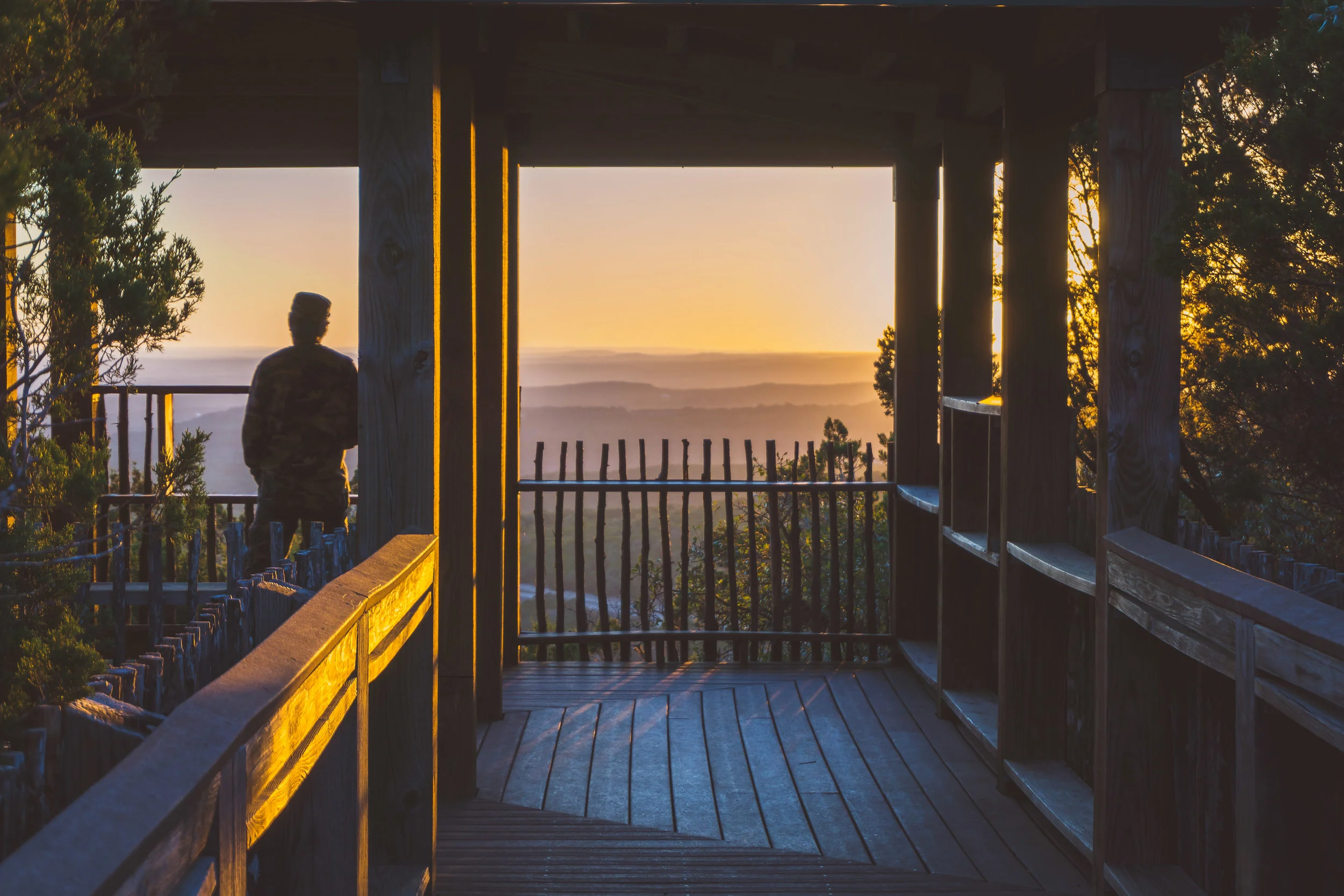 Loner; Balcones Canyonlands "Sunset Deck"