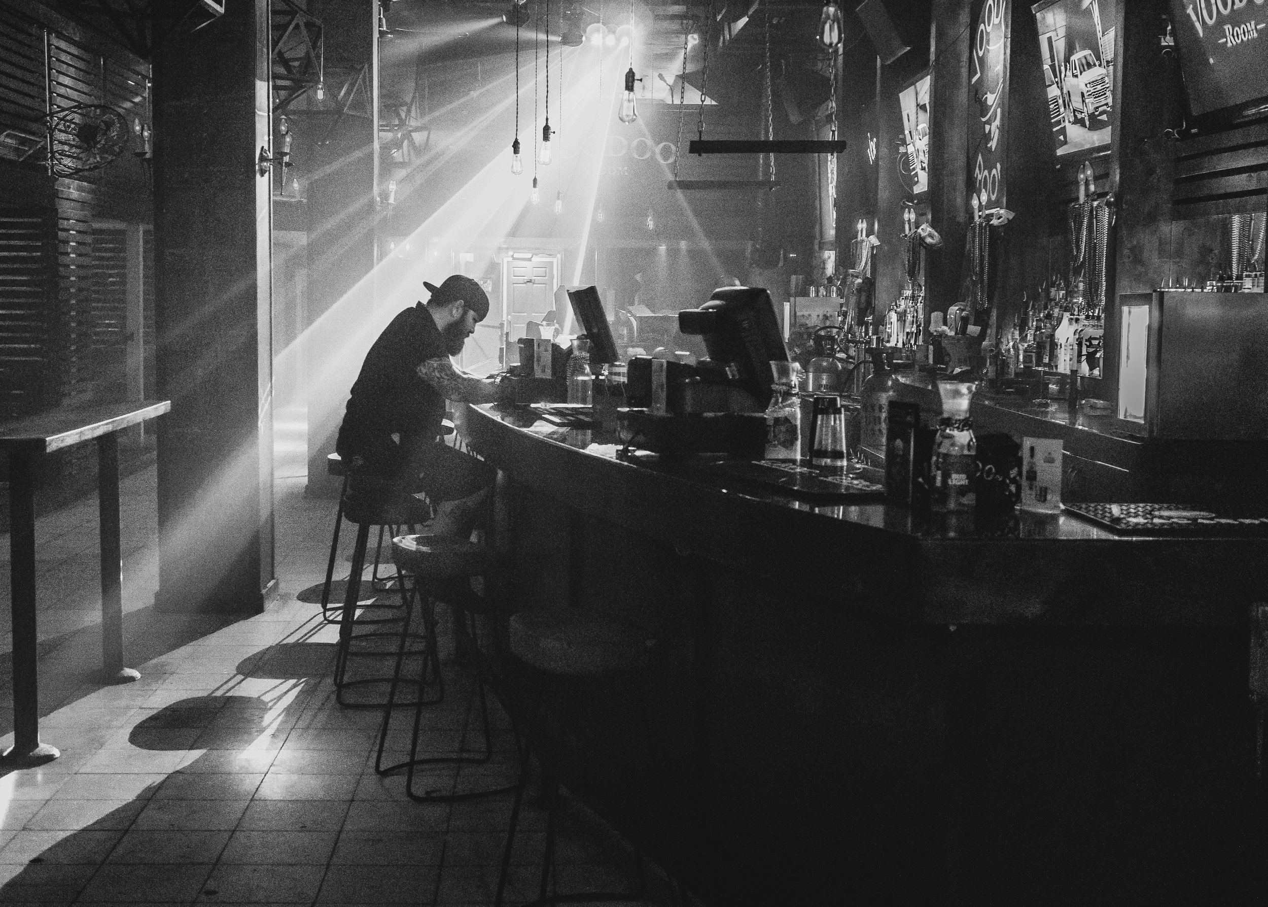 Before The Party; bar on "Dirty Sixth" Street; Austin, TX