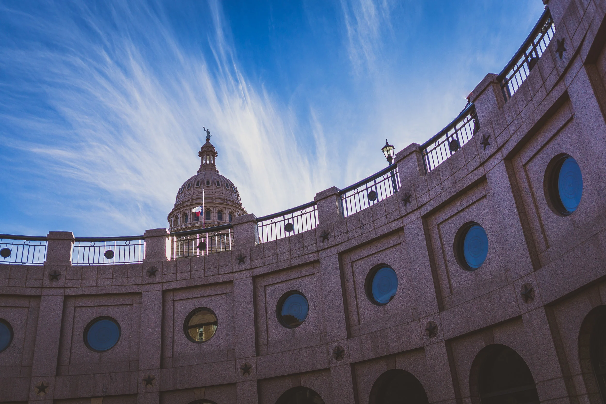 Texas State Capitol; Seen from The Annex