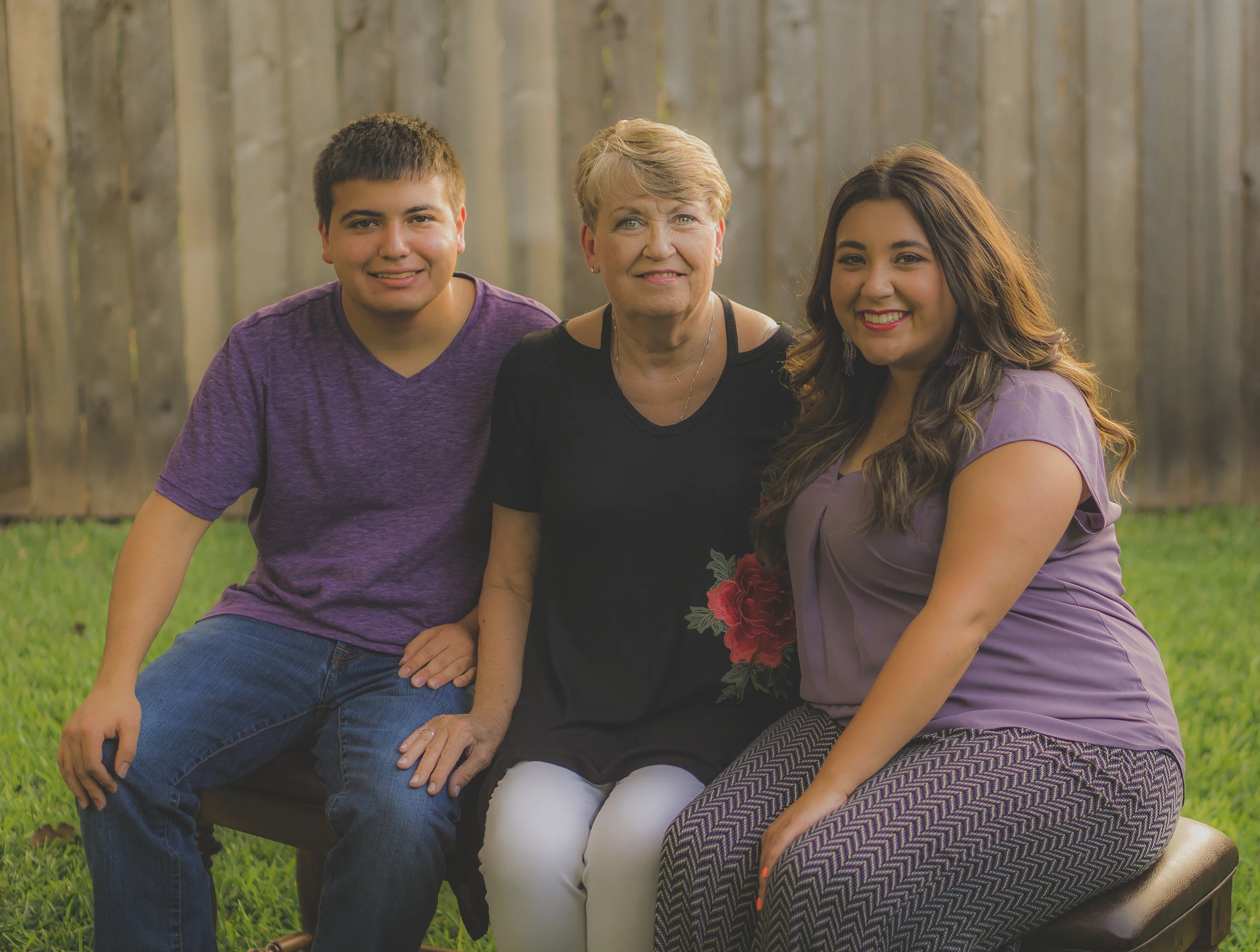 linda and grandkids in purple.jpg