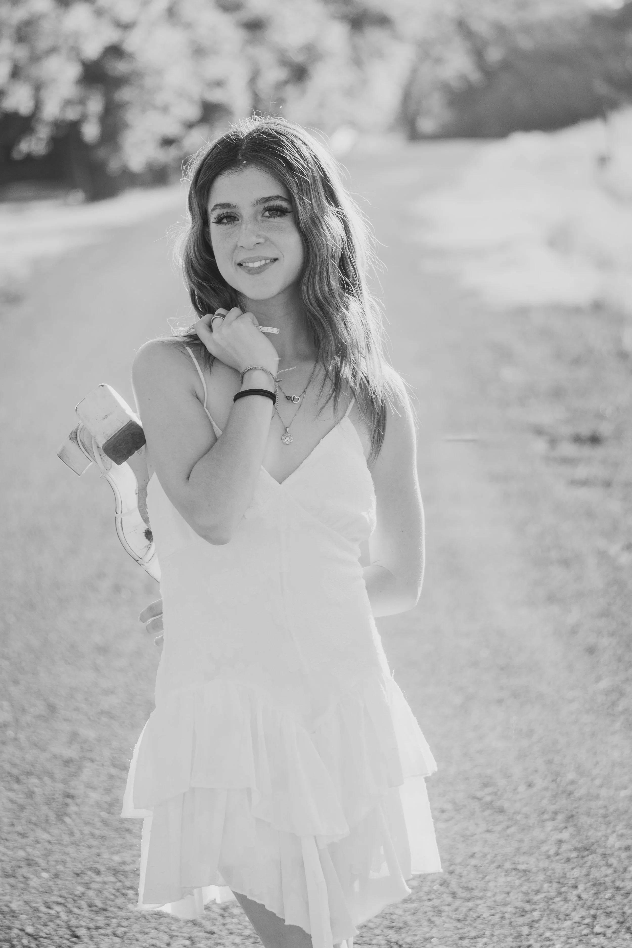 Cami seniors road 11 BW.jpg