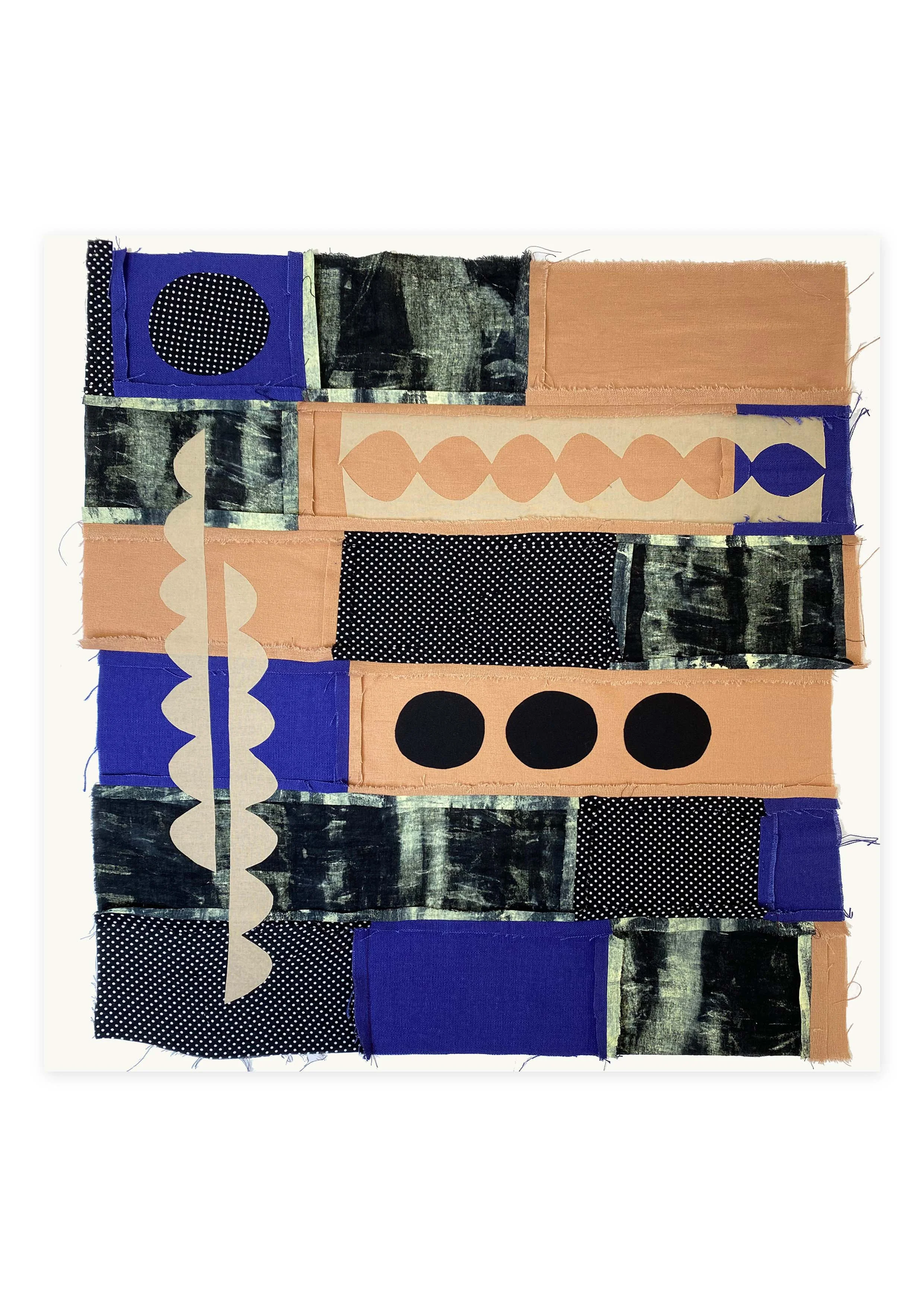 textile composition 02 57 x 64 cm