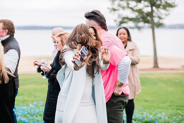 Get you a best friend like THIS! Nobody was happier than my bestie @marielswan 🥳🤩💗 I love you Marielle -Whit Whit #genderreveal