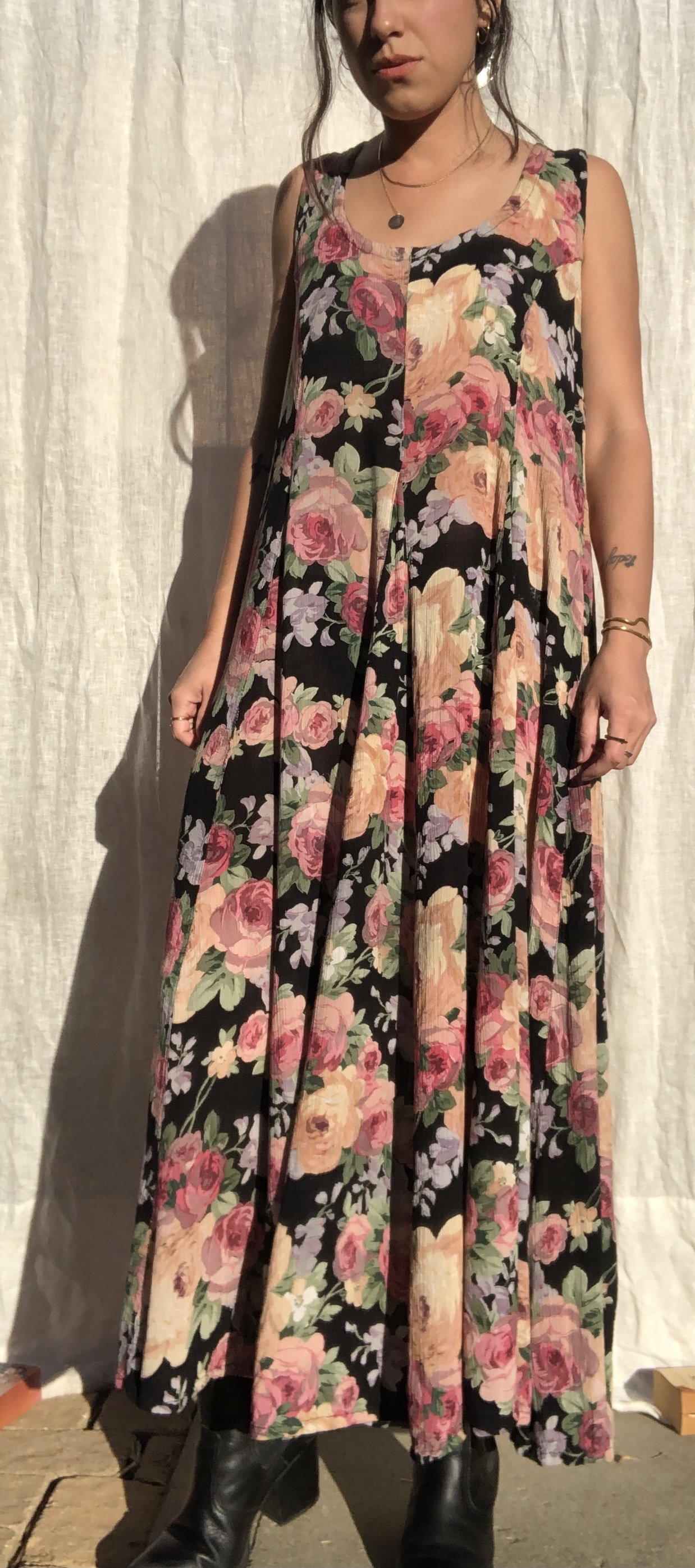 VTG Starina Floral Dress — Wild Moon Collection