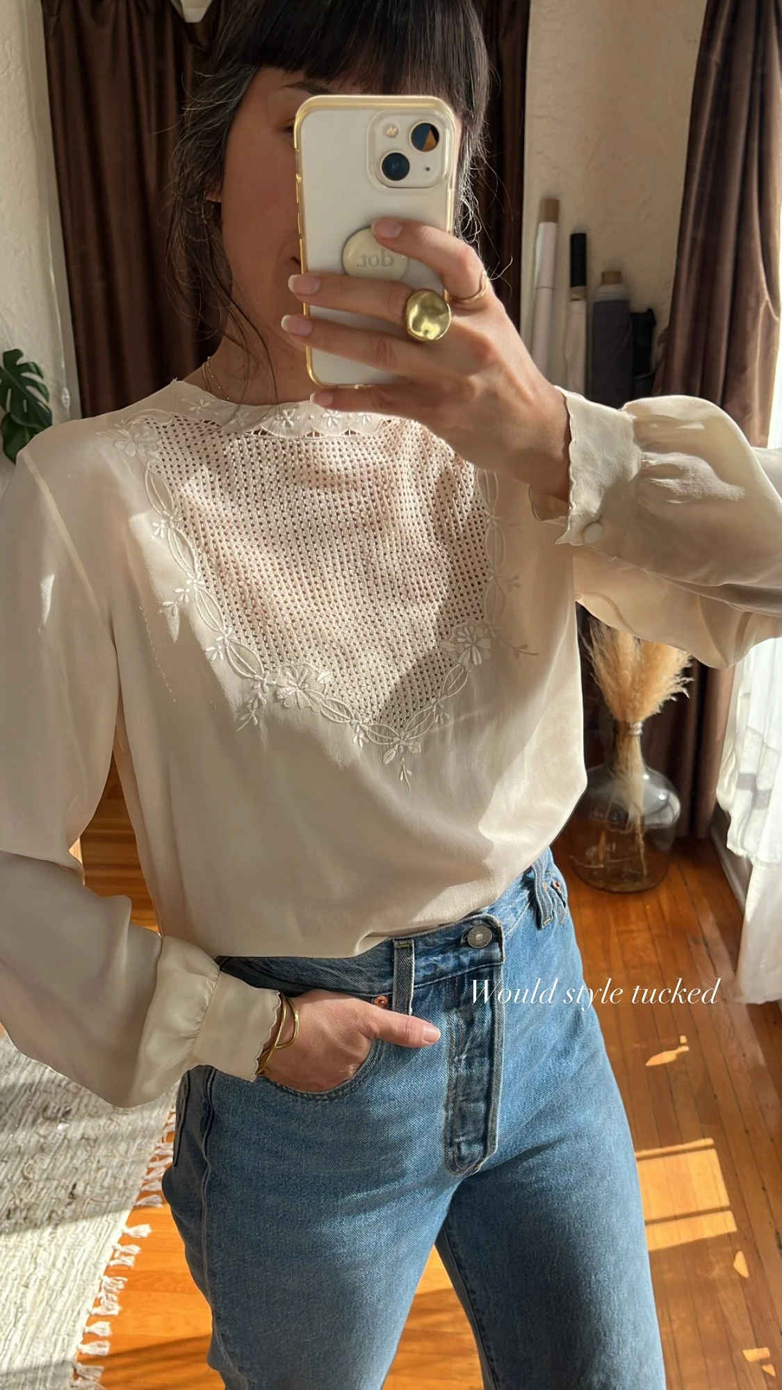 Vintage Silk Top