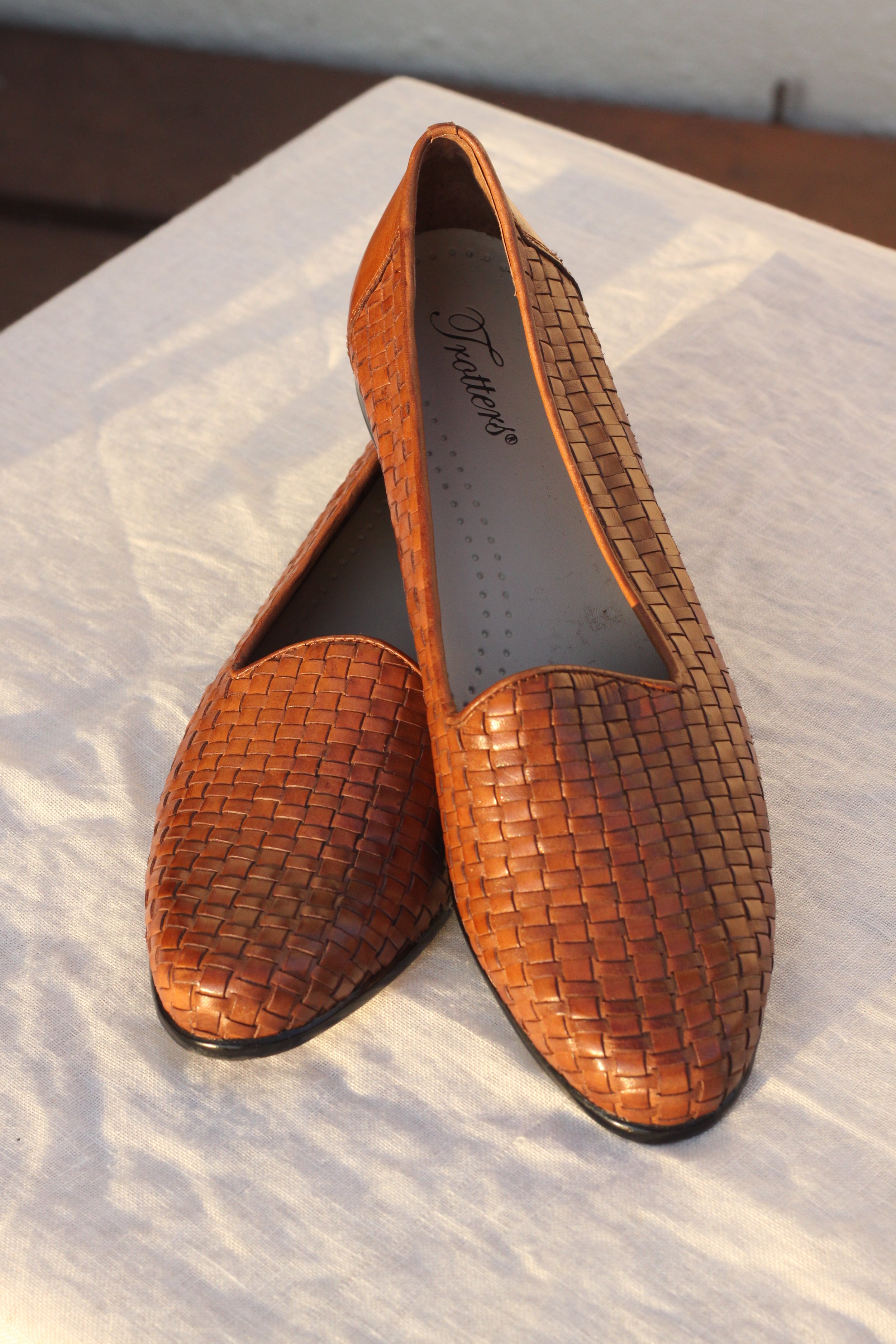 Woven loafers sales