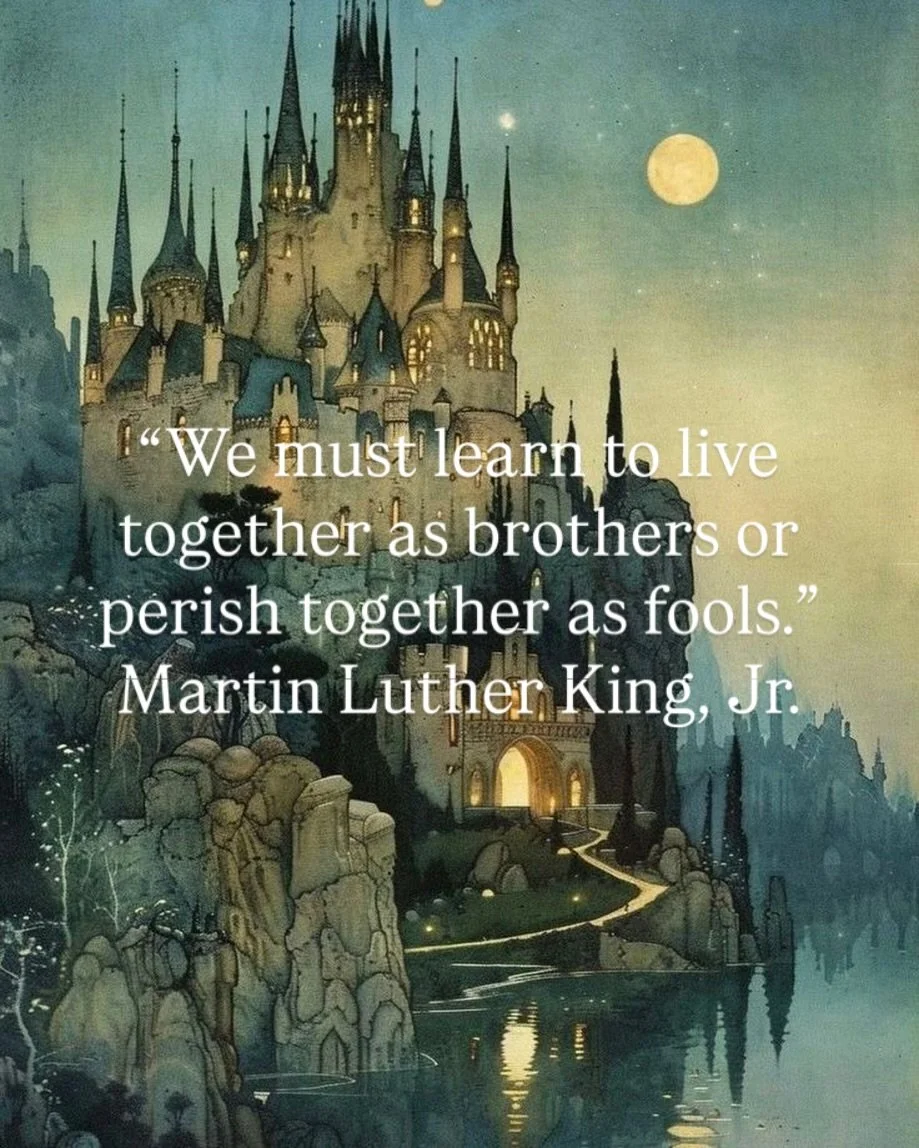 My Fairytale World

There once was a village

in a faraway land,

 in a  faraway time

tucked along a mountainside

filled with the loveliest of kind.

They lived happily, side by side,

not always to agree.

But they had this magical gift

that allo