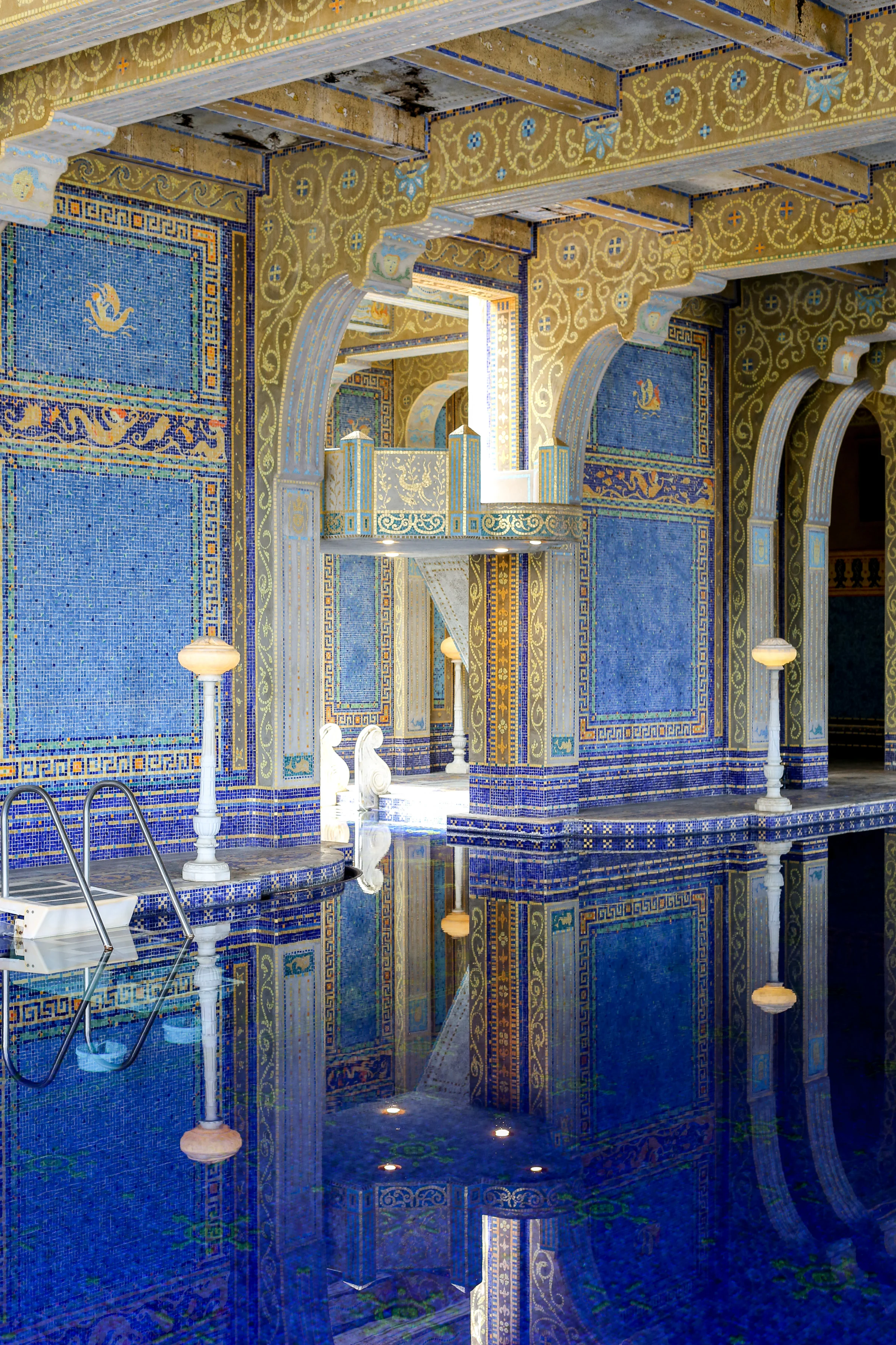 The Pool House at Hearst Castle.