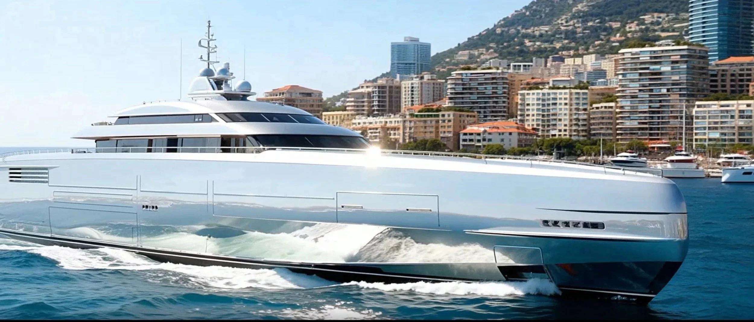 153m / 502ft Hybrid Mega-Yacht by Gary Grant
