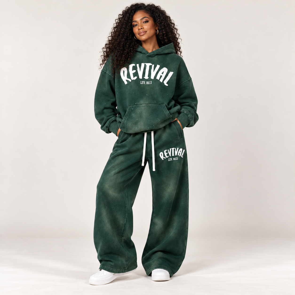 Revival Acid Wash Sweatsuit