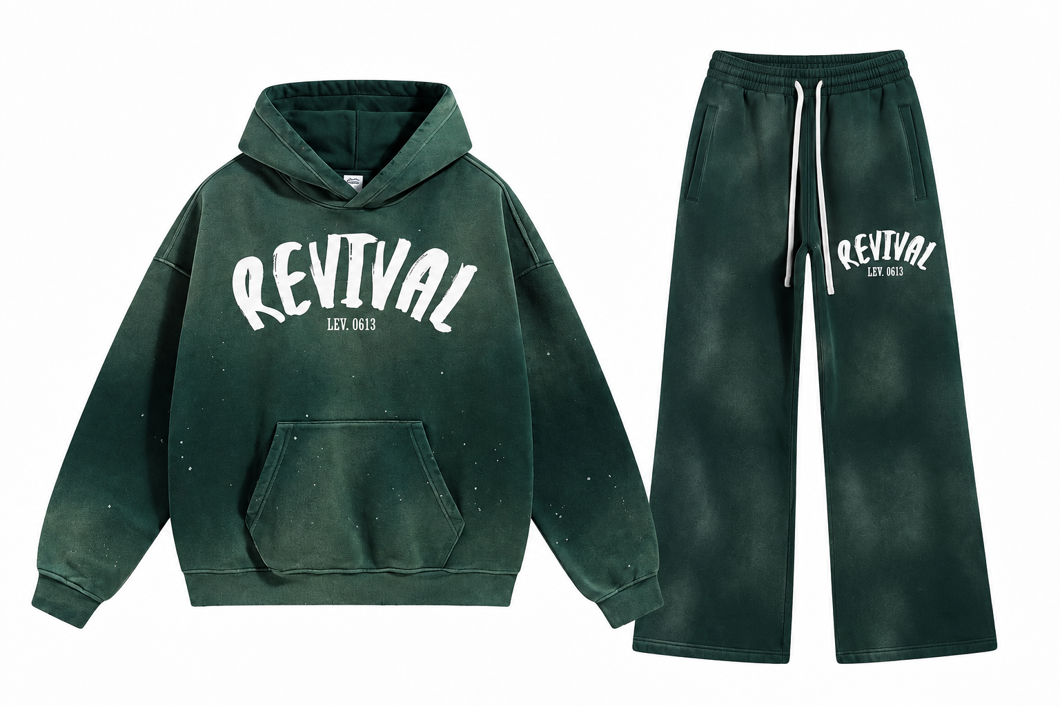 Revival Acid Wash Sweatsuit