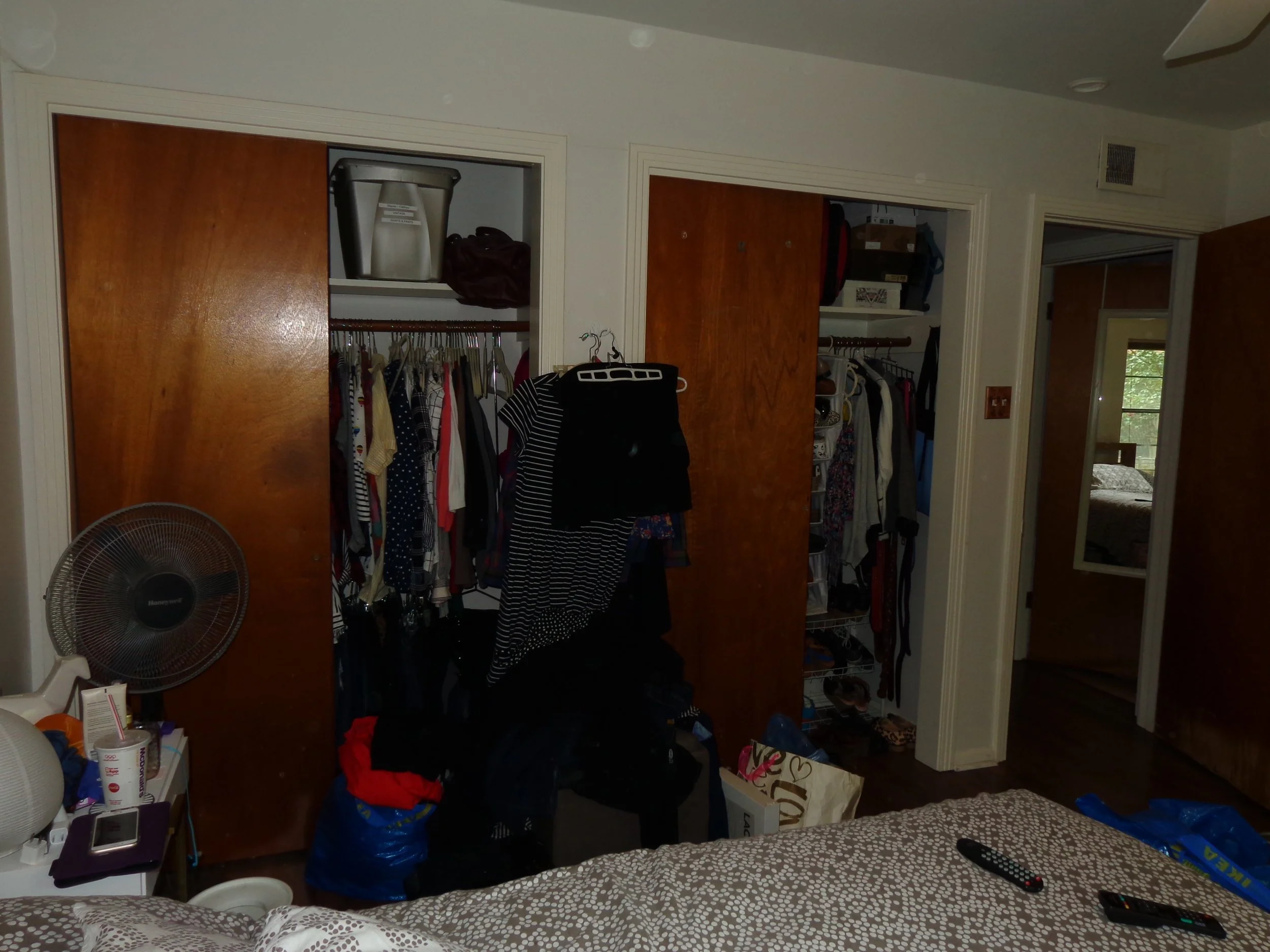 A Vintage Addict's Closets: BEFORE