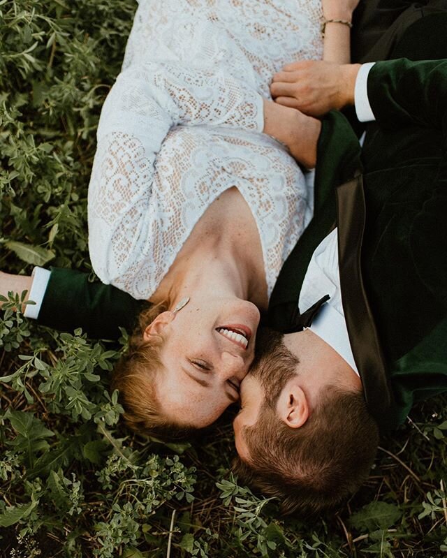 if you didn&rsquo;t roll around in a field on your wedding day did you even get married? 🙃