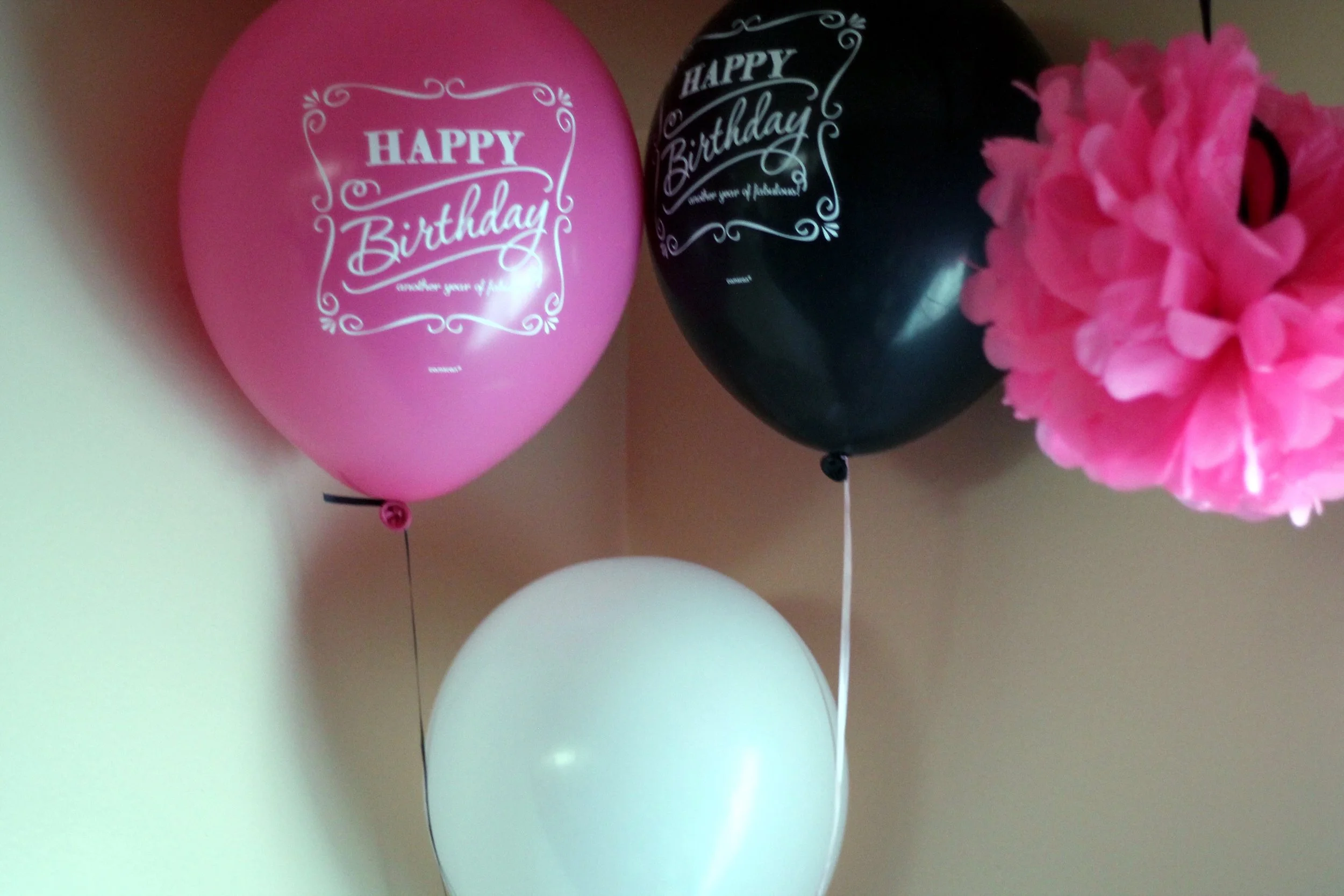 Balloons purchased at Party City. Find them here !