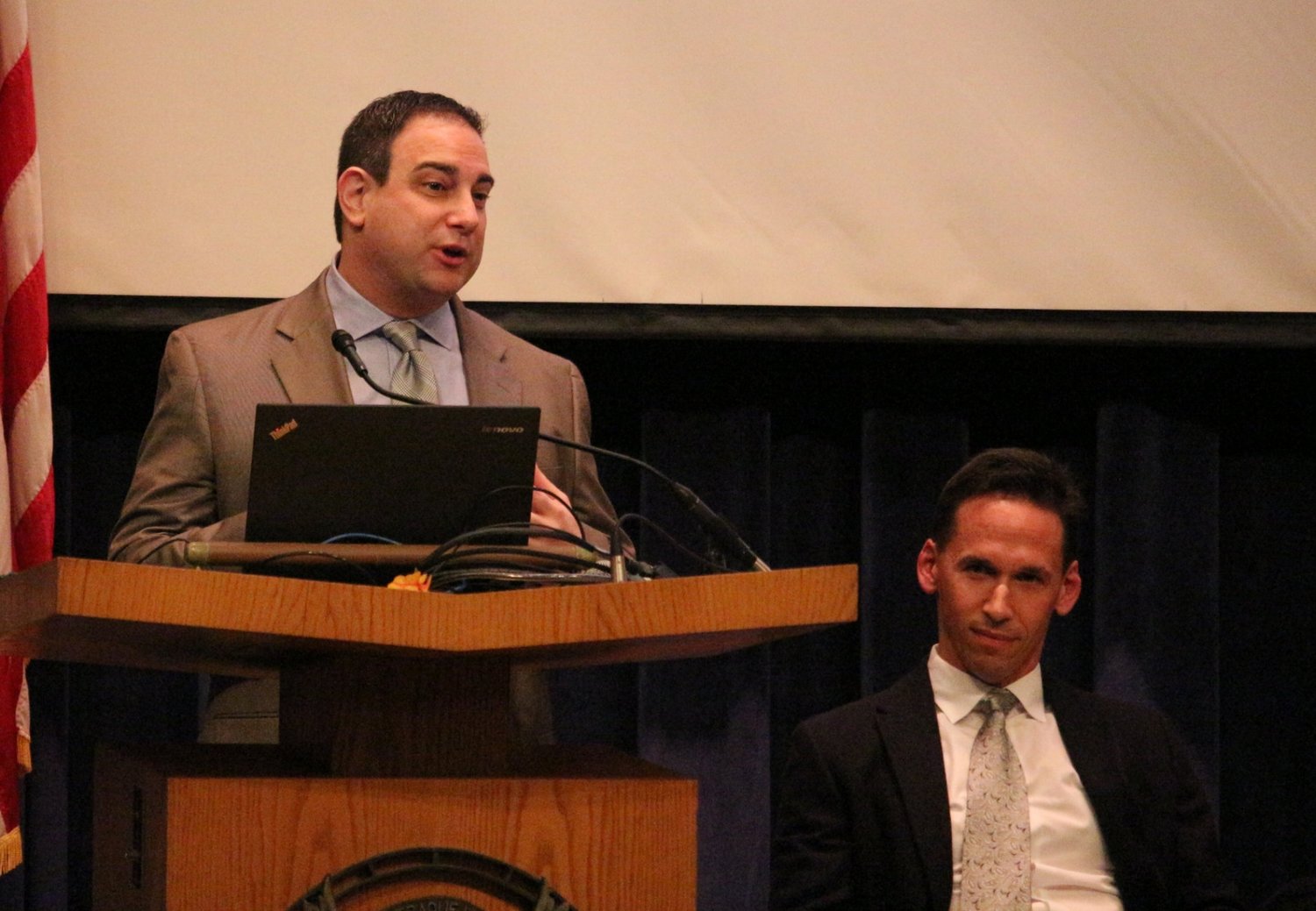 Marty Tankleff speaking on March 22, 2016 at Georgetown University's Prisons and Justice Initiative panel on "The Truth about False Confessions"